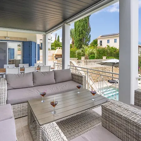 Vilă Seaview Selenia Pool & Jacuzzi In Neo Chorio